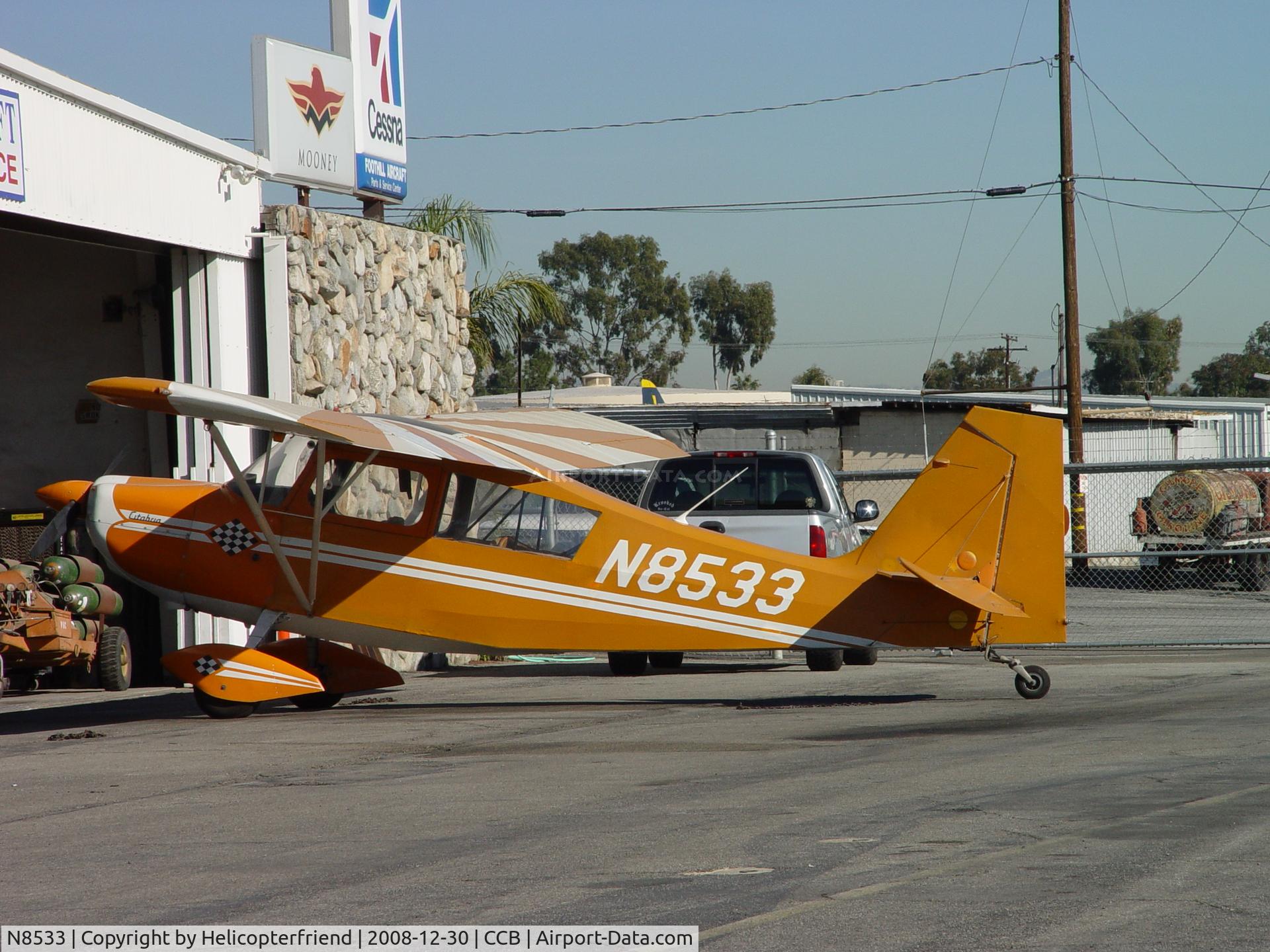 N8533, 1973 Bellanca 7ECA Citabria C/N 928-73, Parked at Cable
