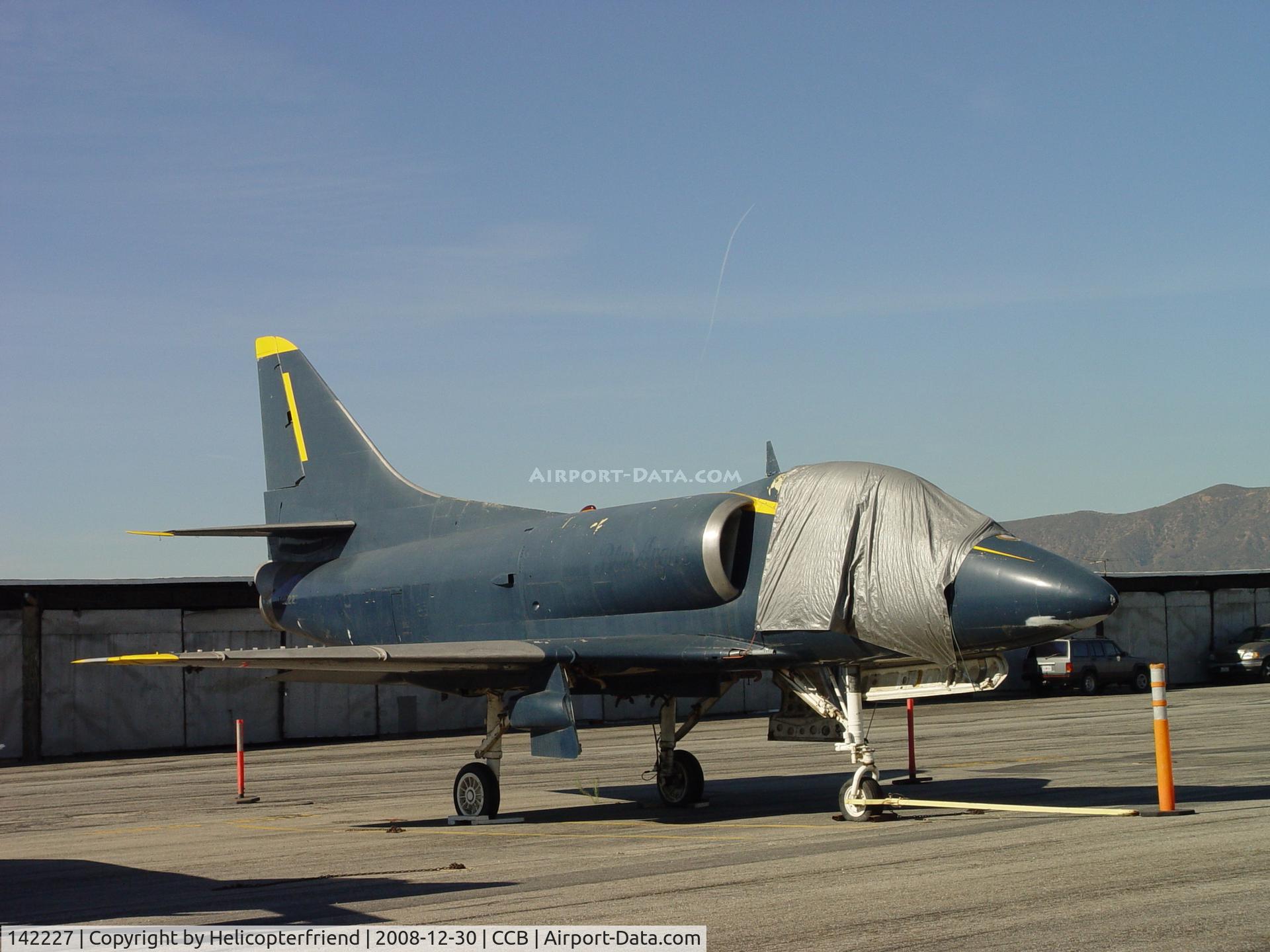 142227, Douglas A-4D-1 Skyhawk C/N 11481, Flown mainly in Japan Douglas A4-A Skyhawk (This A4-A was not flown by the Blue Angels. Tom Bispo (Blue Angel '64-'65))