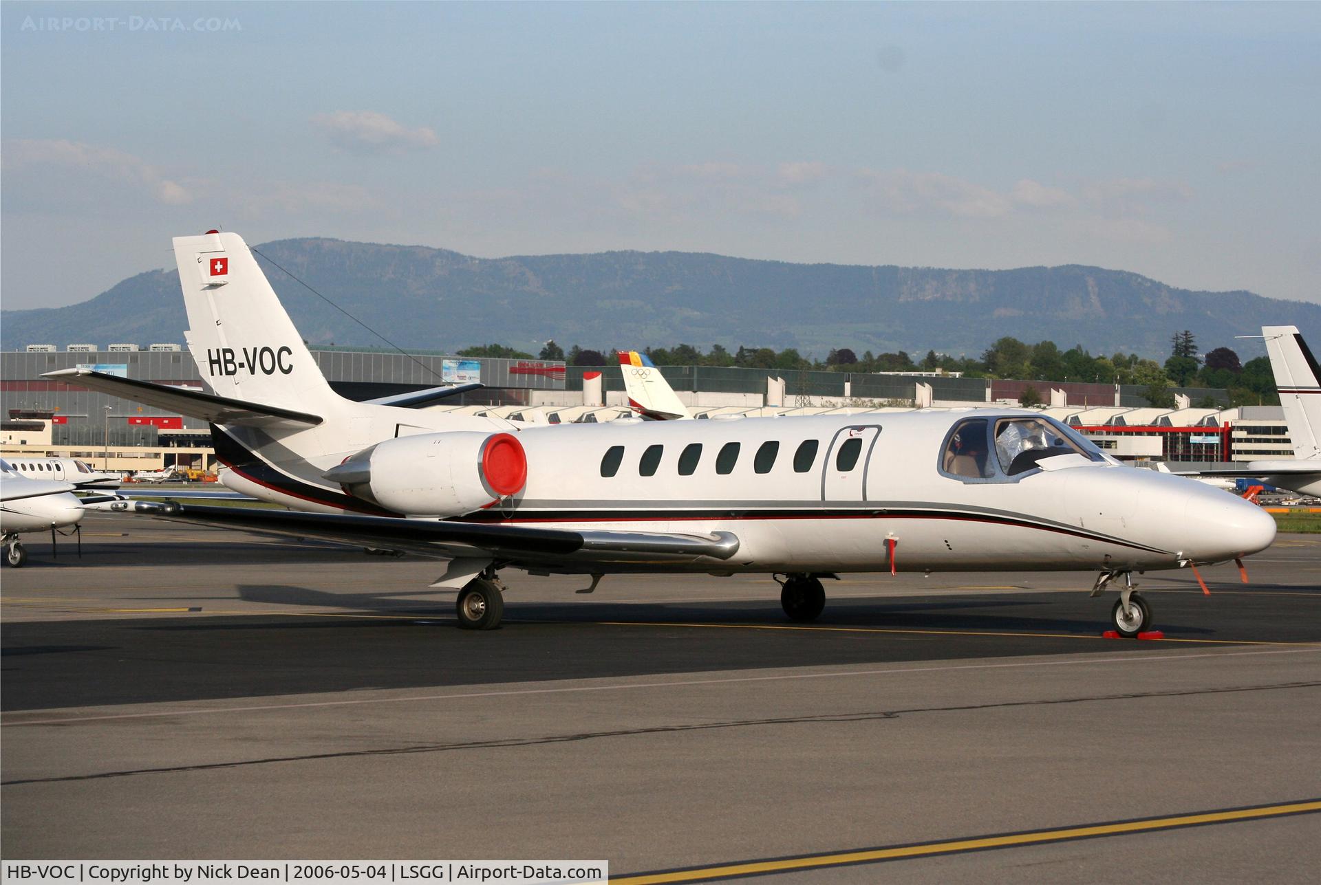 HB-VOC, 1995 Cessna 560 Citation Ultra C/N 560-0301, LSGG