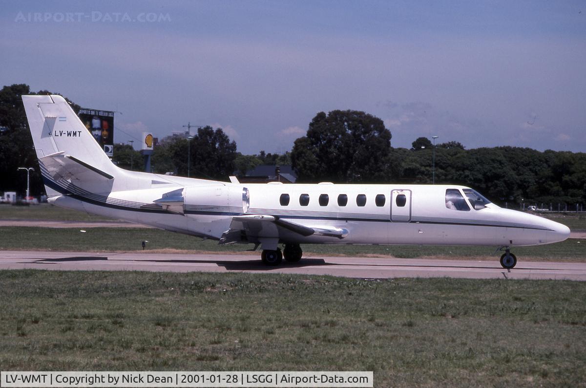 LV-WMT, 1995 Cessna 560 Citation V C/N 560-0305, LSGG