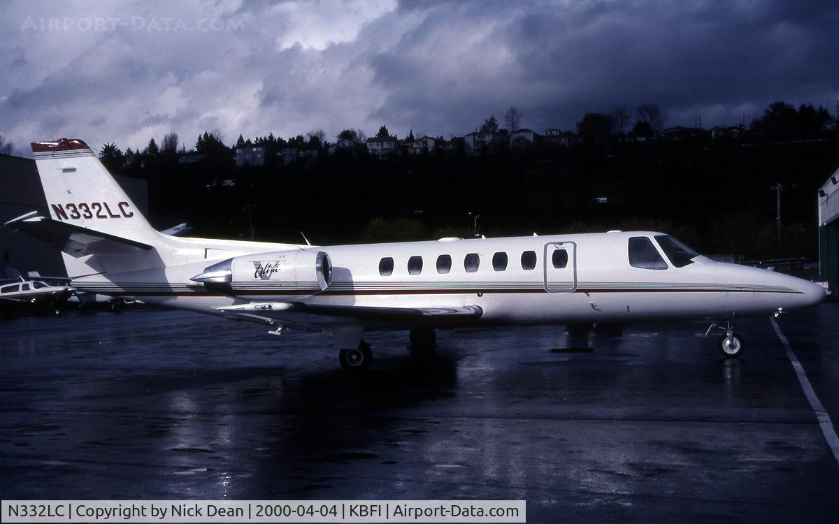 N332LC, 1995 Cessna 560 Citation V C/N 560-0332, KBFI
