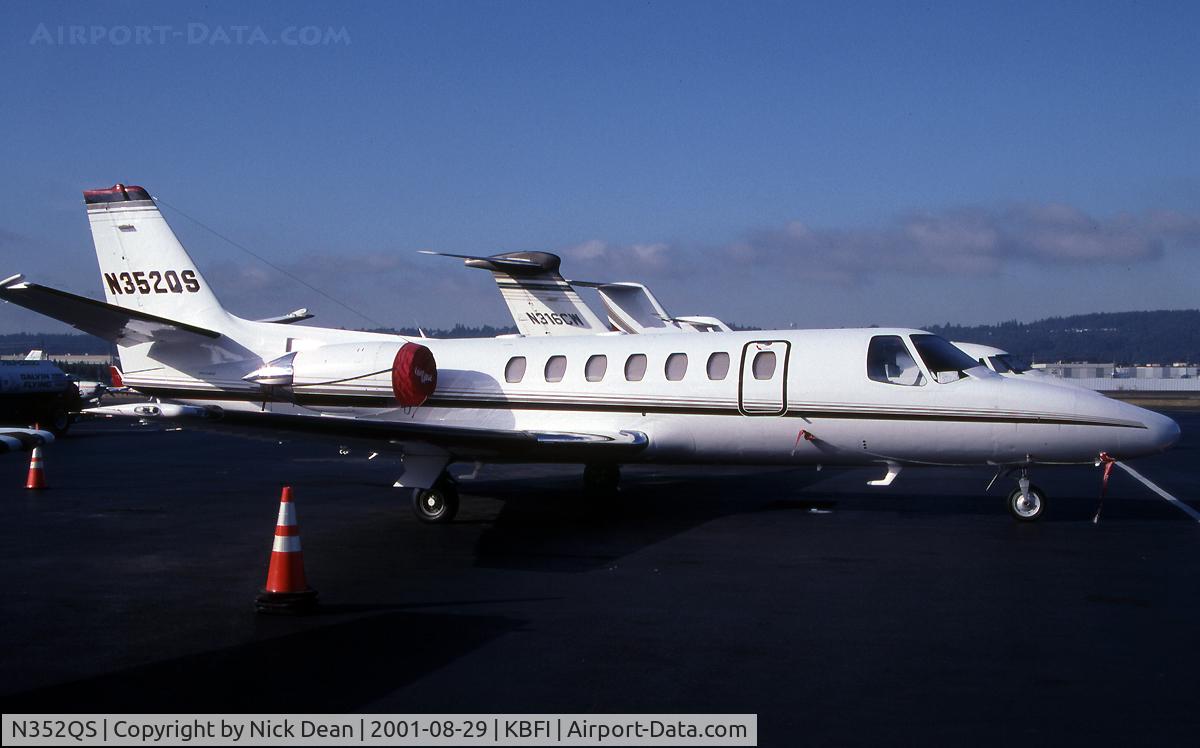 N352QS, 1996 Cessna 560 Citation Ultra C/N 560-0352, KBFI