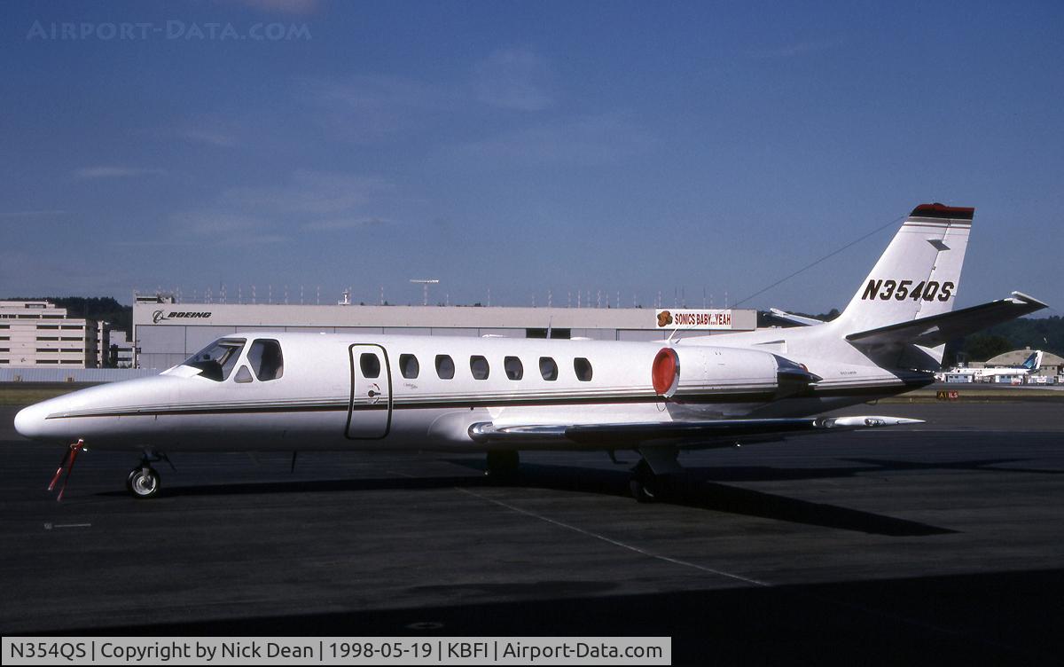N354QS, 1996 Cessna 560 Citation Ultra C/N 560-0356, KBFI