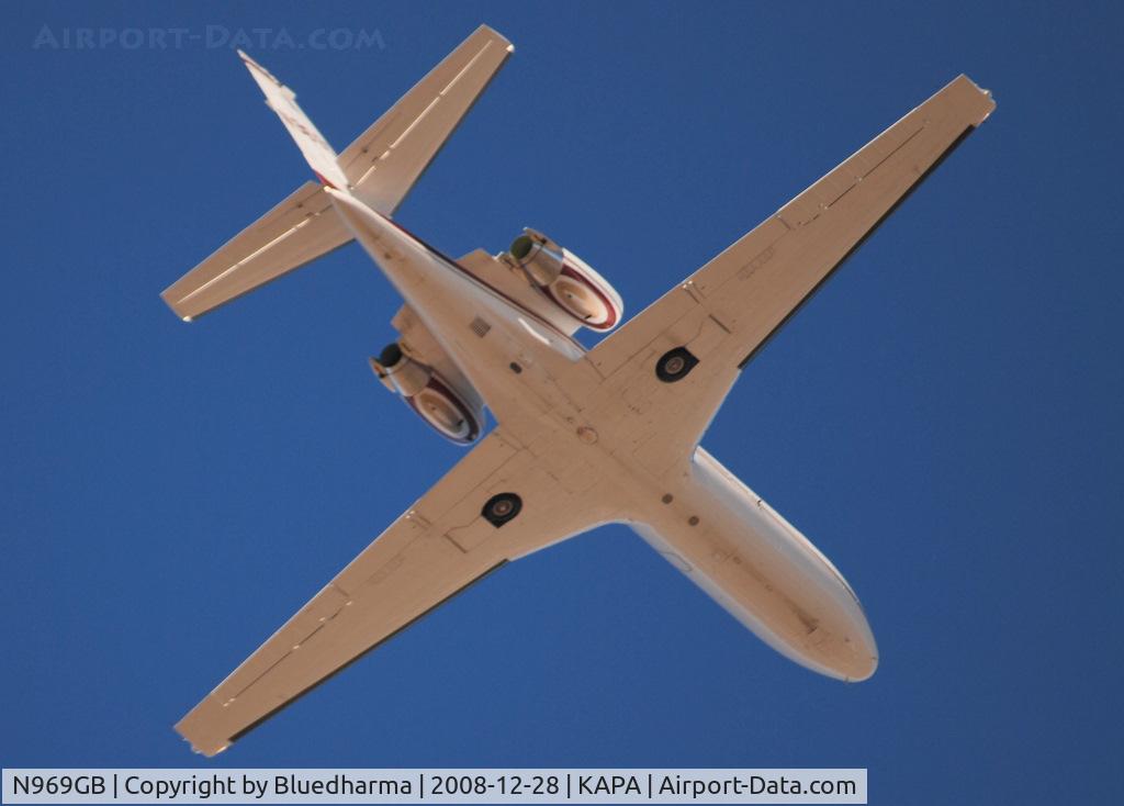 N969GB, 1993 Cessna 560 Citation Ultra C/N 560-0225, Takeoff from 35R on route to Jackson Wyoming (KJAC).