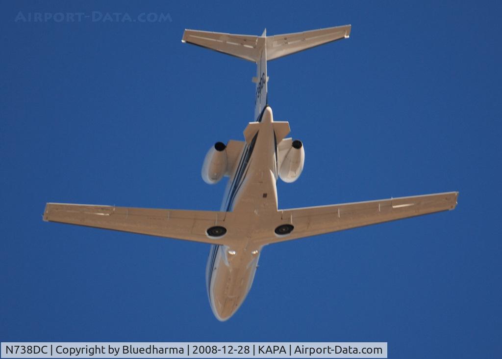 N738DC, 2008 Cessna 510 Citation Mustang C/N 510-0151, Takeoff from 35R on route to (KDAY)