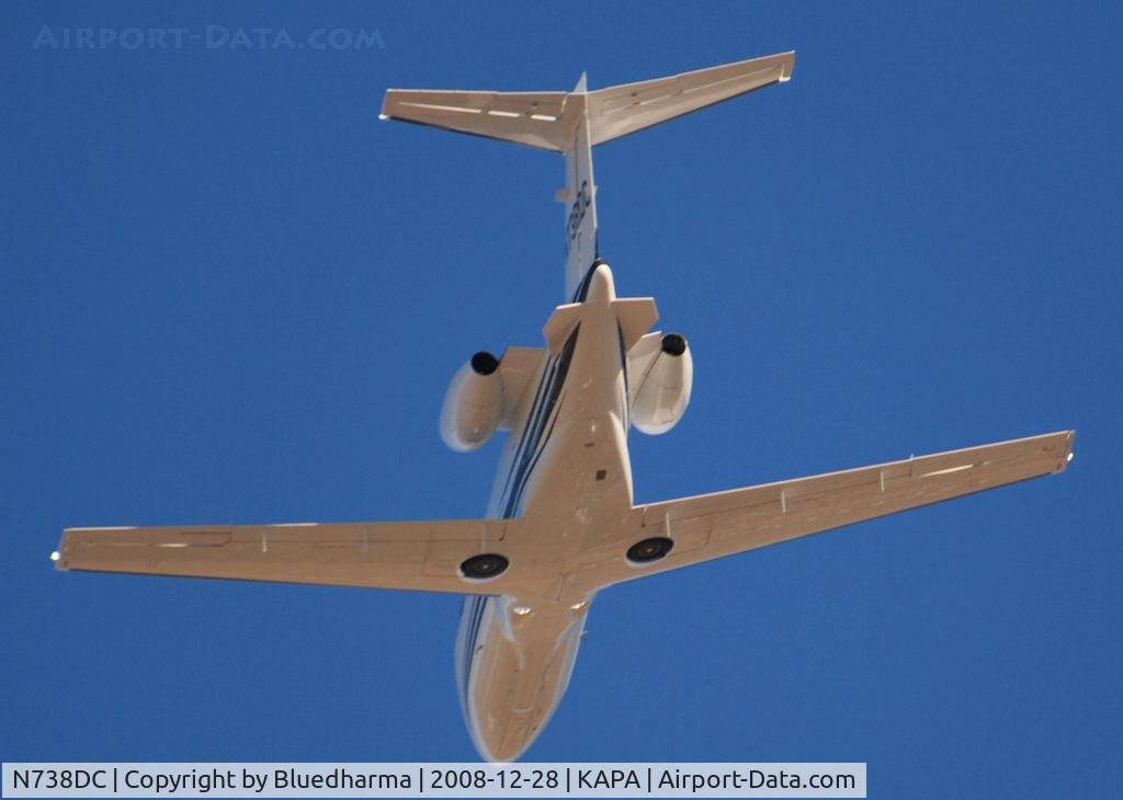 N738DC, 2008 Cessna 510 Citation Mustang C/N 510-0151, Takeoff from 35R on route to (KDAY)