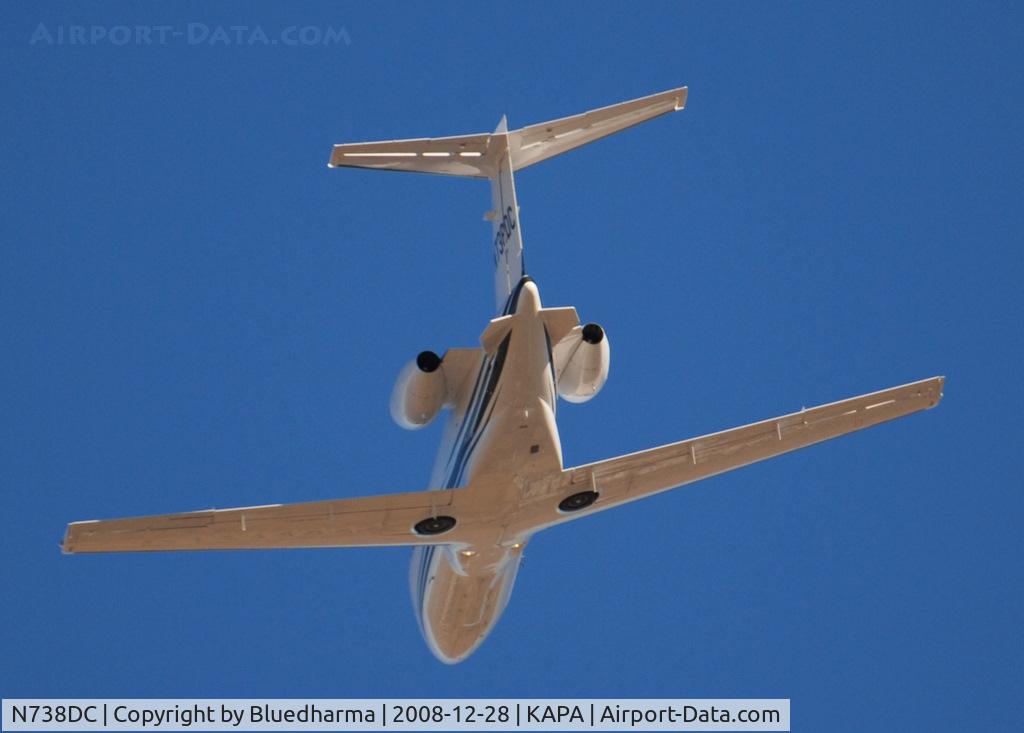 N738DC, 2008 Cessna 510 Citation Mustang C/N 510-0151, Takeoff from 35R on route to (KDAY)