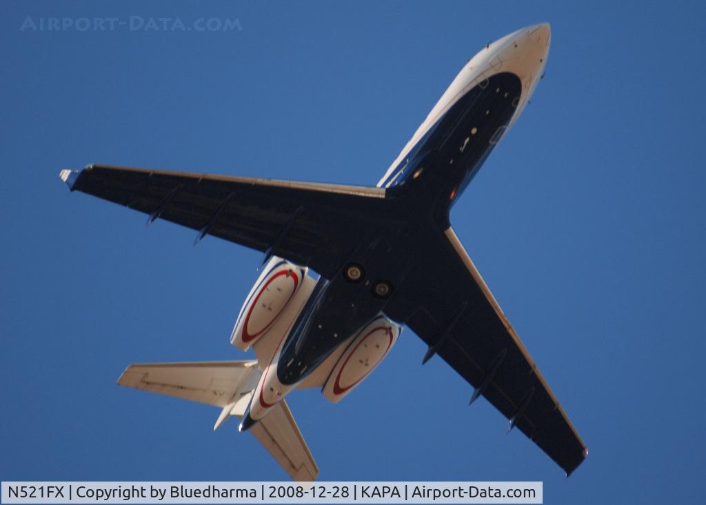 N521FX, 2005 Bombardier Challenger 300 (BD-100-1A10) C/N 20057, Takeoff from 35R