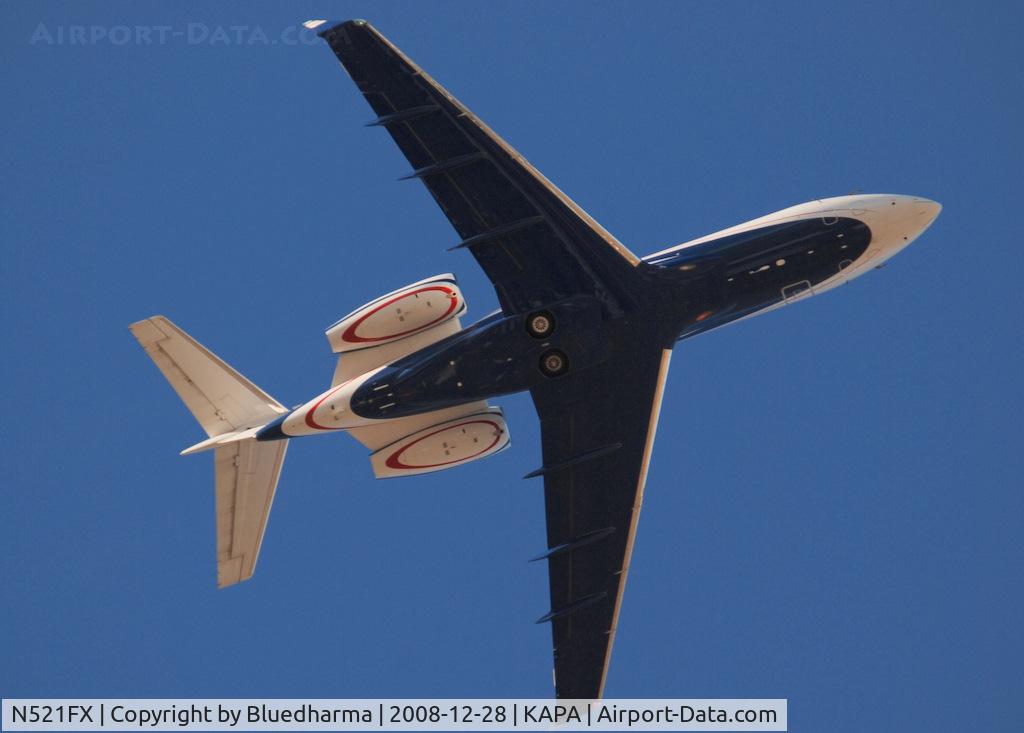 N521FX, 2005 Bombardier Challenger 300 (BD-100-1A10) C/N 20057, Takeoff from 35R