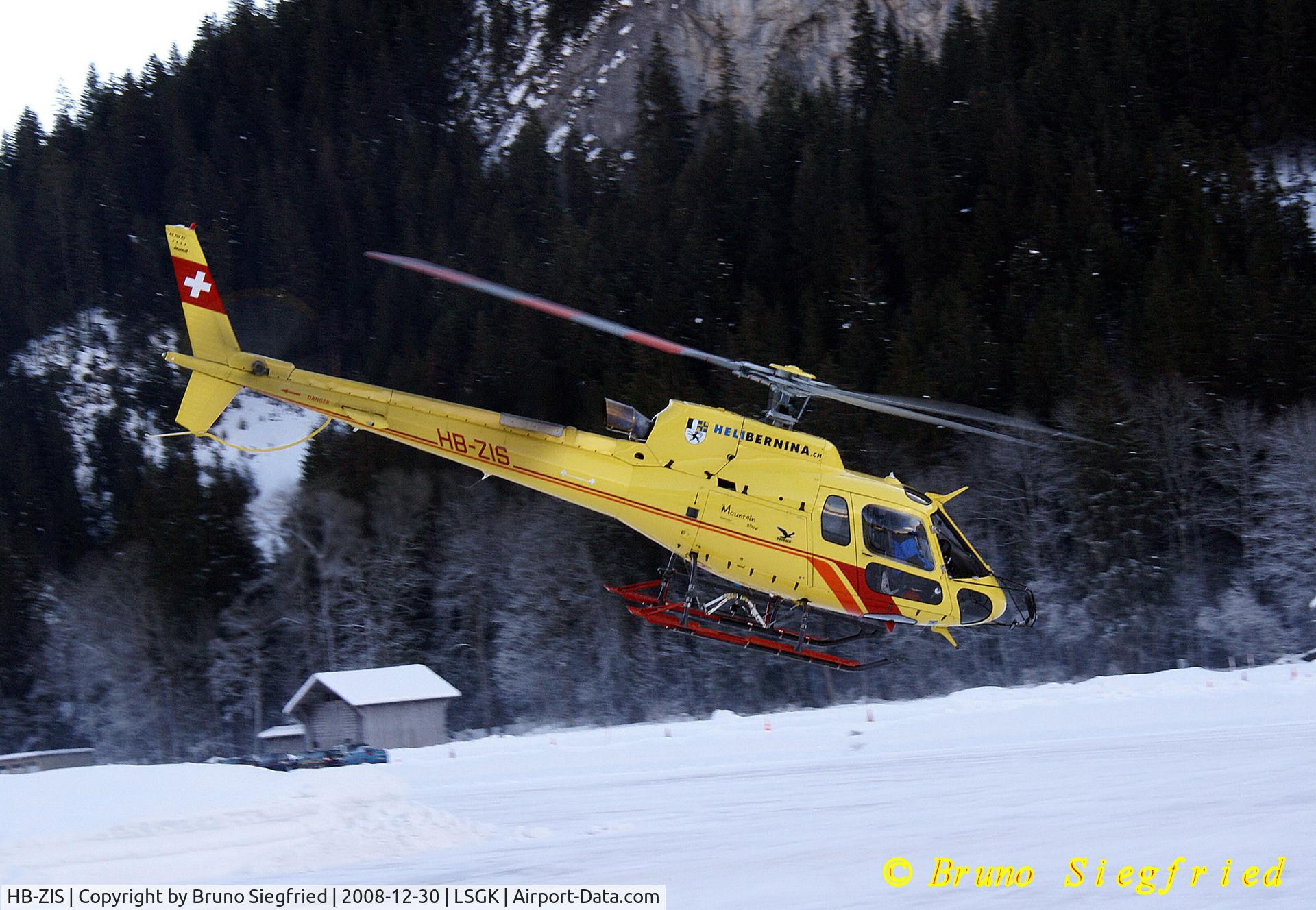 HB-ZIS, 2008 Eurocopter AS-350B-3 Ecureuil Ecureuil C/N 4493, Saanen Airport