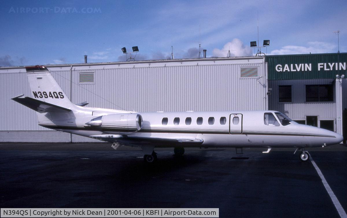 N394QS, 1996 Cessna 560 Citation Ultra C/N 560-0394, KBFI