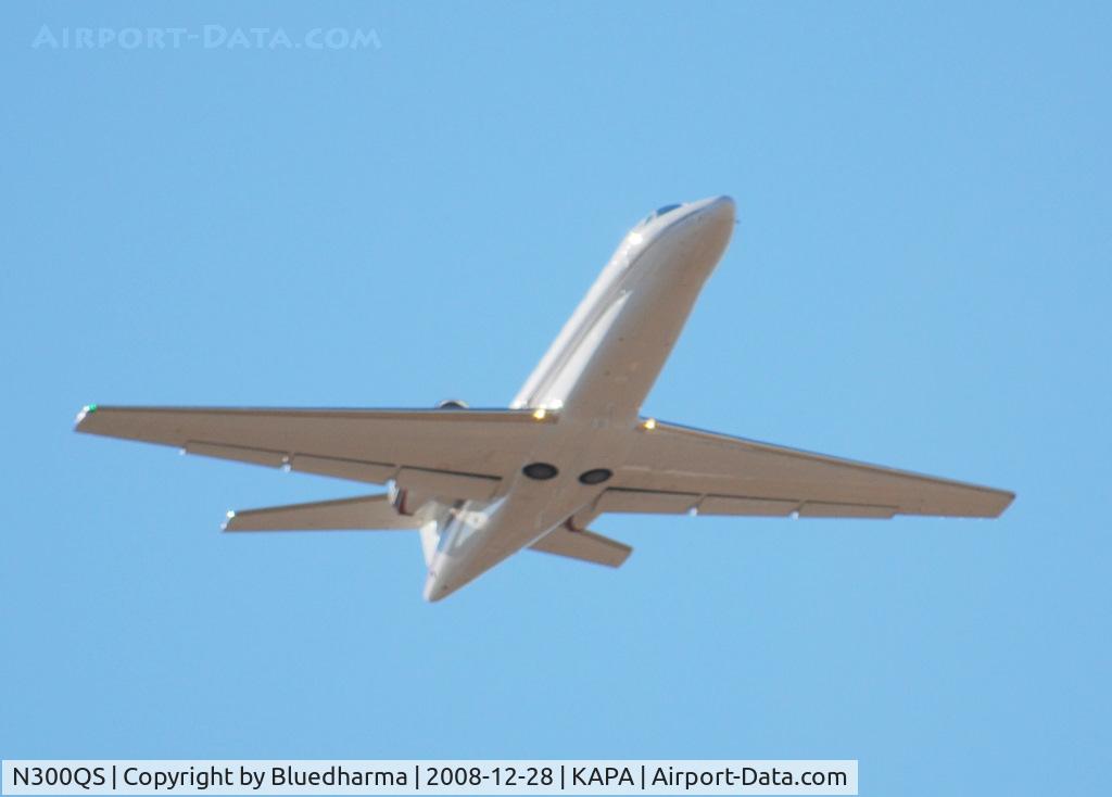 N300QS, 2007 Cessna 680 Citation Sovereign C/N 680-0164, Takeoff on 35R on Route to Los Cabos Int'l.