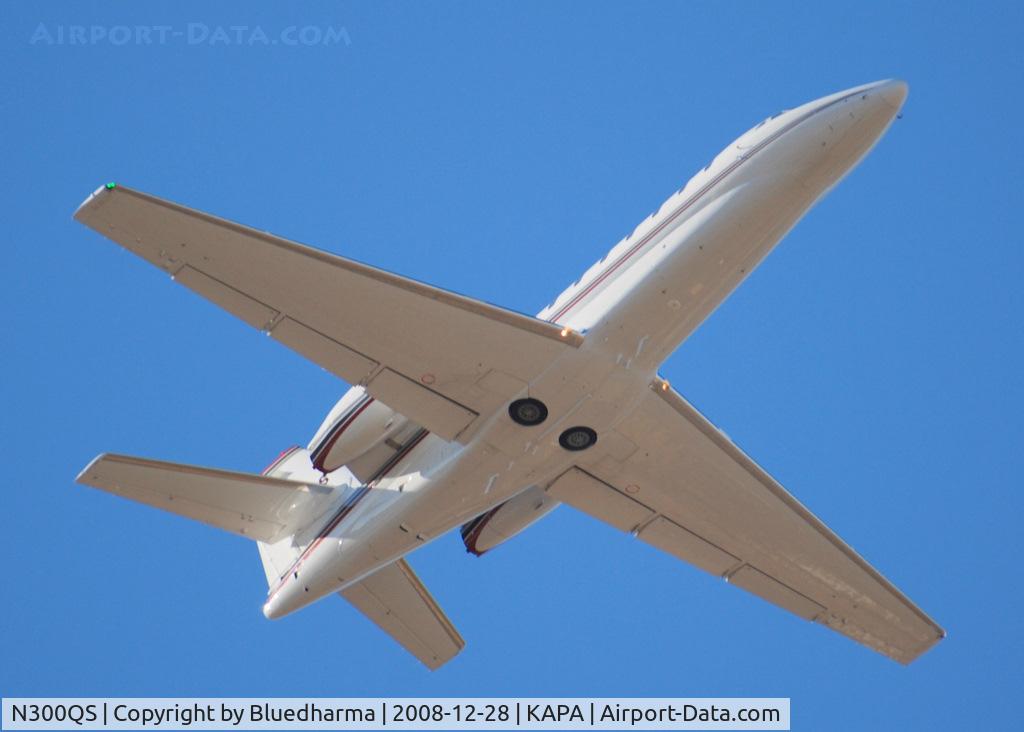 N300QS, 2007 Cessna 680 Citation Sovereign C/N 680-0164, Takeoff on 35R on Route to Los Cabos Int'l.