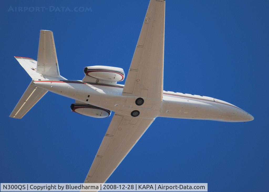 N300QS, 2007 Cessna 680 Citation Sovereign C/N 680-0164, Takeoff on 35R on Route to Los Cabos Int'l.