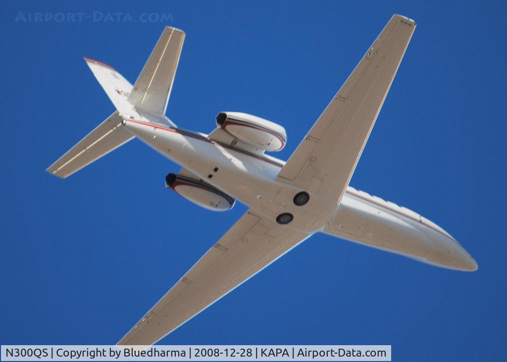 N300QS, 2007 Cessna 680 Citation Sovereign C/N 680-0164, Takeoff on 35R on Route to Los Cabos Int'l.