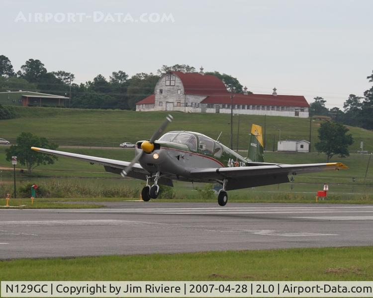 N129GC, 1980 IAR IAR-823 C/N 55, Landing at Pineville, LA EAA Fly-in