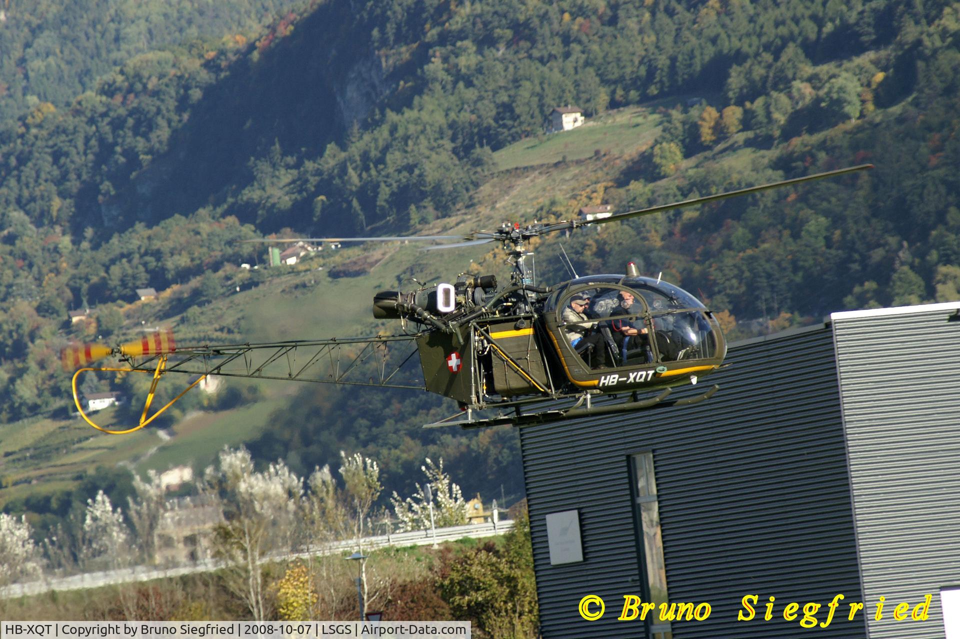 HB-XQT, 1961 Sud SA-313B Alouette II C/N 1650, Sion Airport