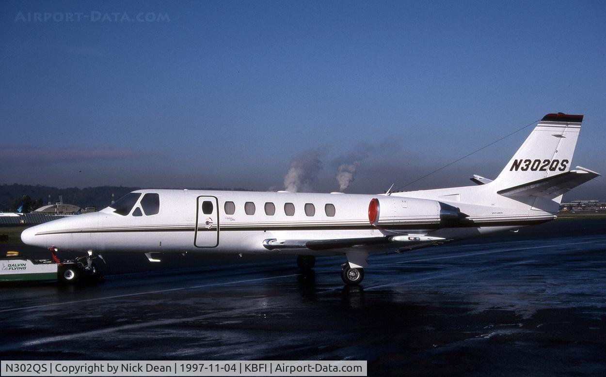 N302QS, 1997 Cessna 560 C/N 560-0402, KBFI