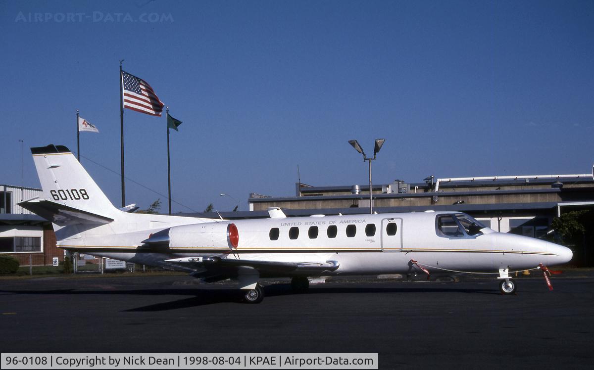 96-0108, 1996 Cessna UC-35A Citation Ultra C/N 560-0410, KPAE