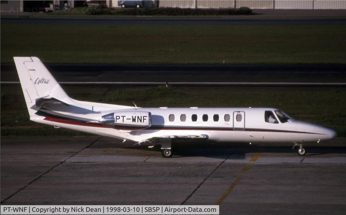 PT-WNF, 1997 Cessna 560 Citation V C/N 560-0412, SBSP