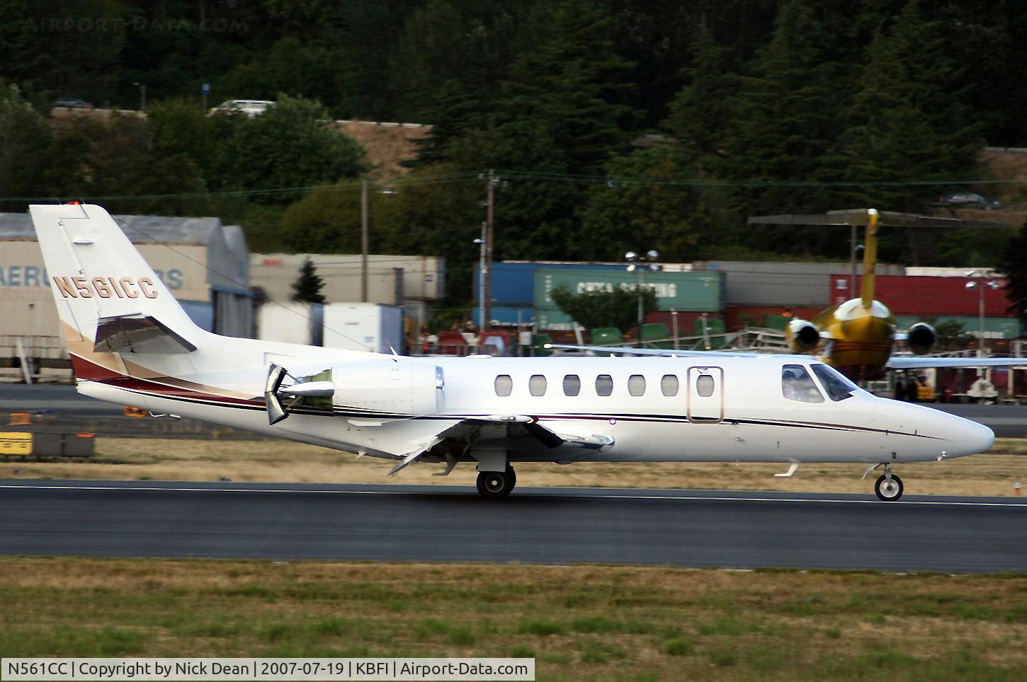 N561CC, 1997 Cessna 560 Citation Ultra C/N 560-0416, KBFI