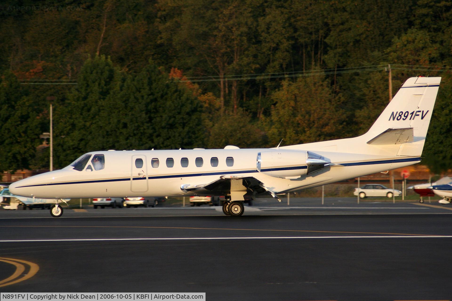 N891FV, 1997 Cessna 560 C/N 560-0427, KBFI