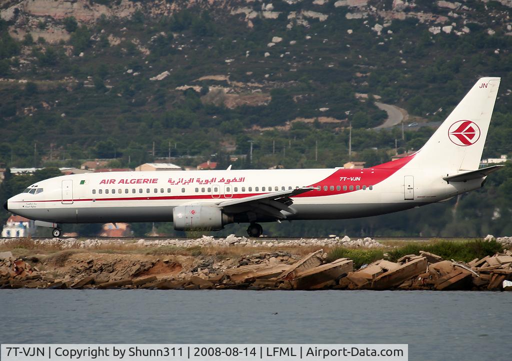 7T-VJN, 2001 Boeing 737-8D6 C/N 30206, Arriving from flight...