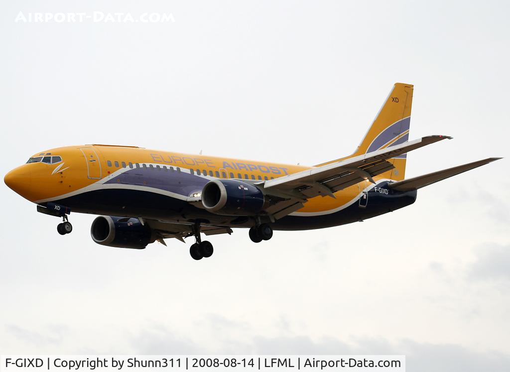 F-GIXD, 1992 Boeing 737-33A(QC) C/N 25744, Landing rwy 14R