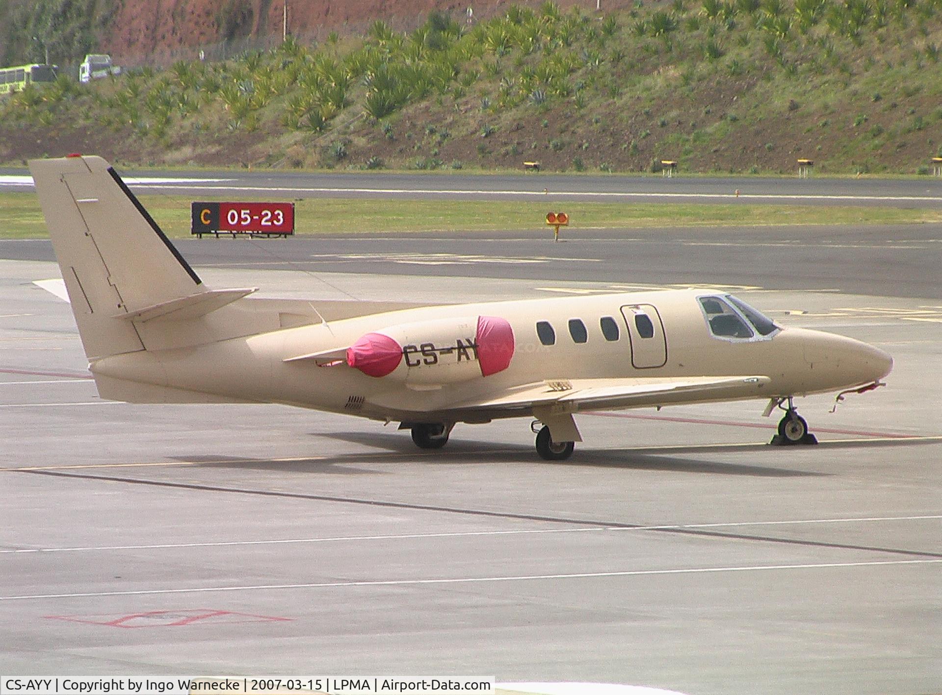 CS-AYY, 1980 Cessna 501 Citation I/SP C/N 501-0183, Cessna 501 Citation I/SP at Madeira Airport