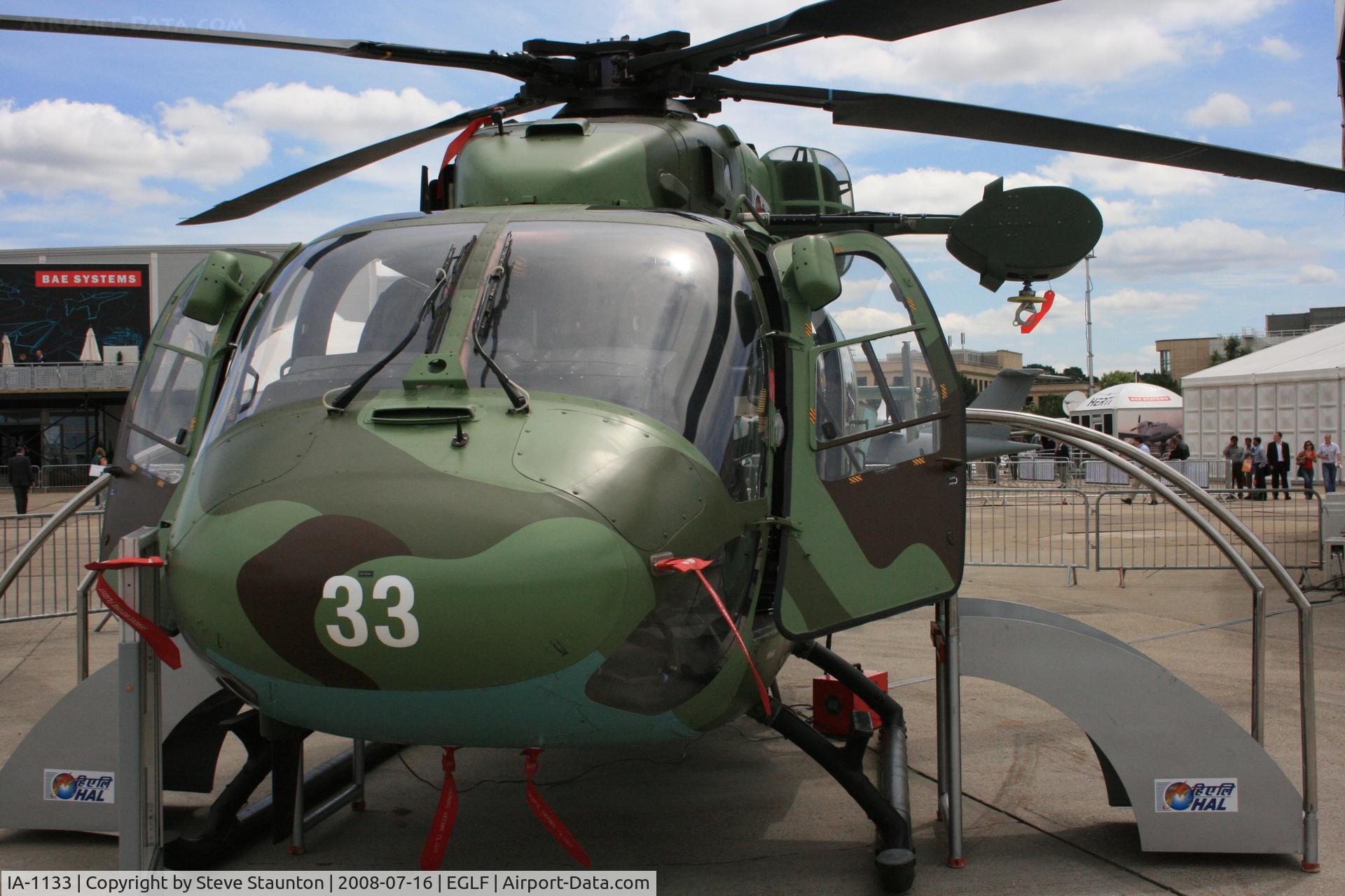 IA-1133, Hindustan Aeronautics Dhruv C/N Not found IA-1133, Taken at Farnborough Airshow on the Wednesday trade day, 16th July 2009