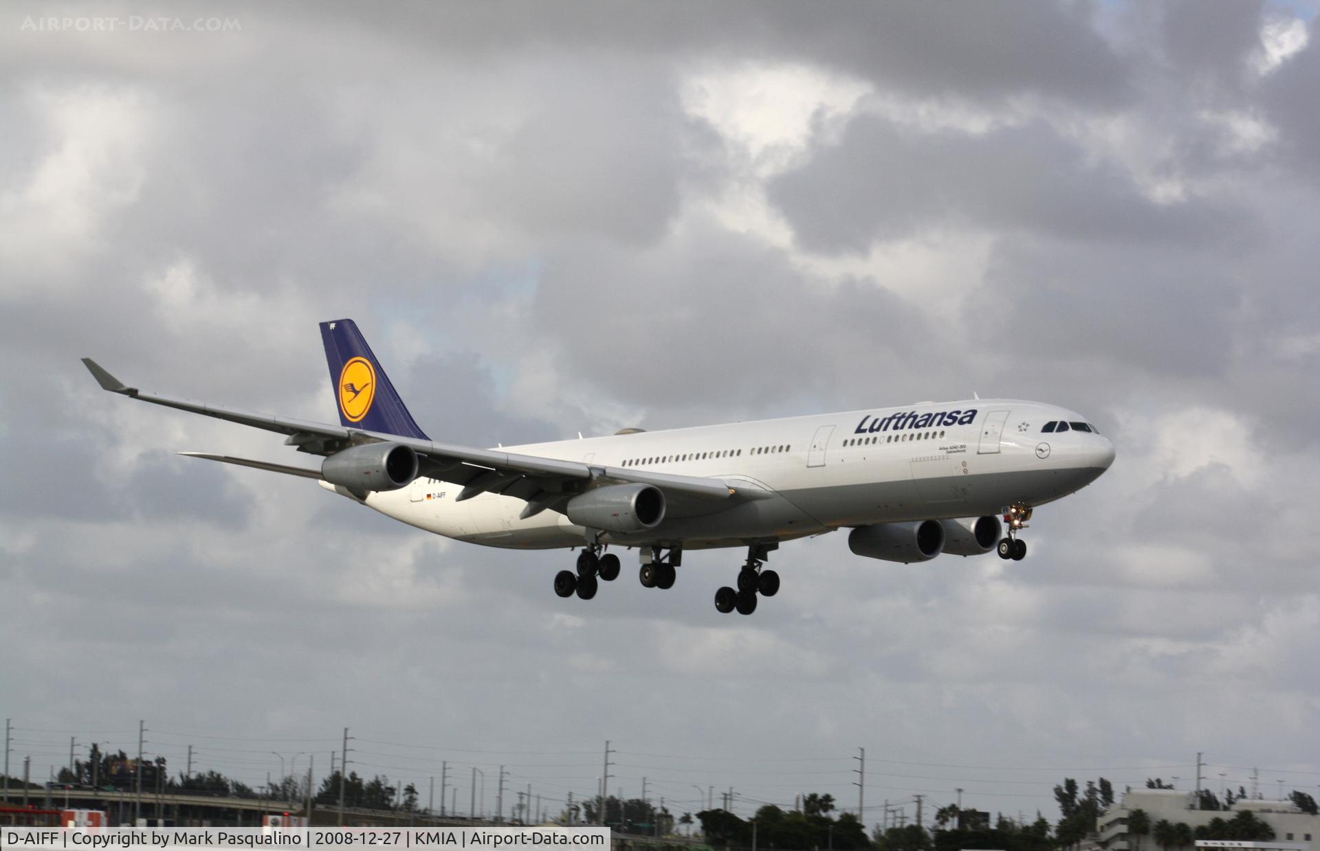 D-AIFF, 2001 Airbus A340-313X C/N 447, Airbus A340-300