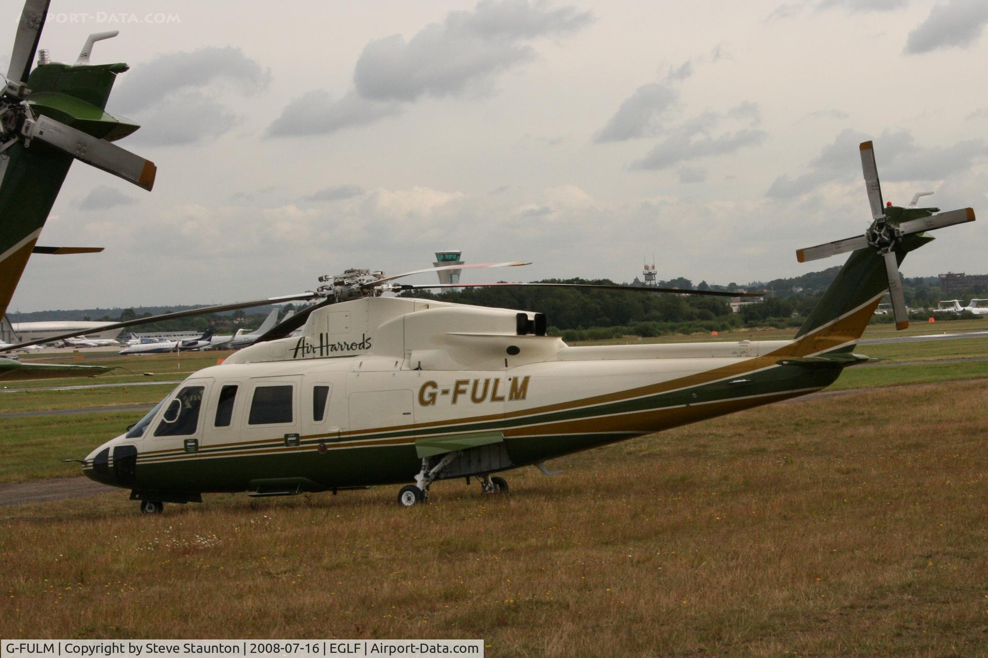G-FULM, 2005 Sikorsky S-76C C/N 760583, Taken at Farnborough Airshow on the Wednesday trade day, 16th July 2008