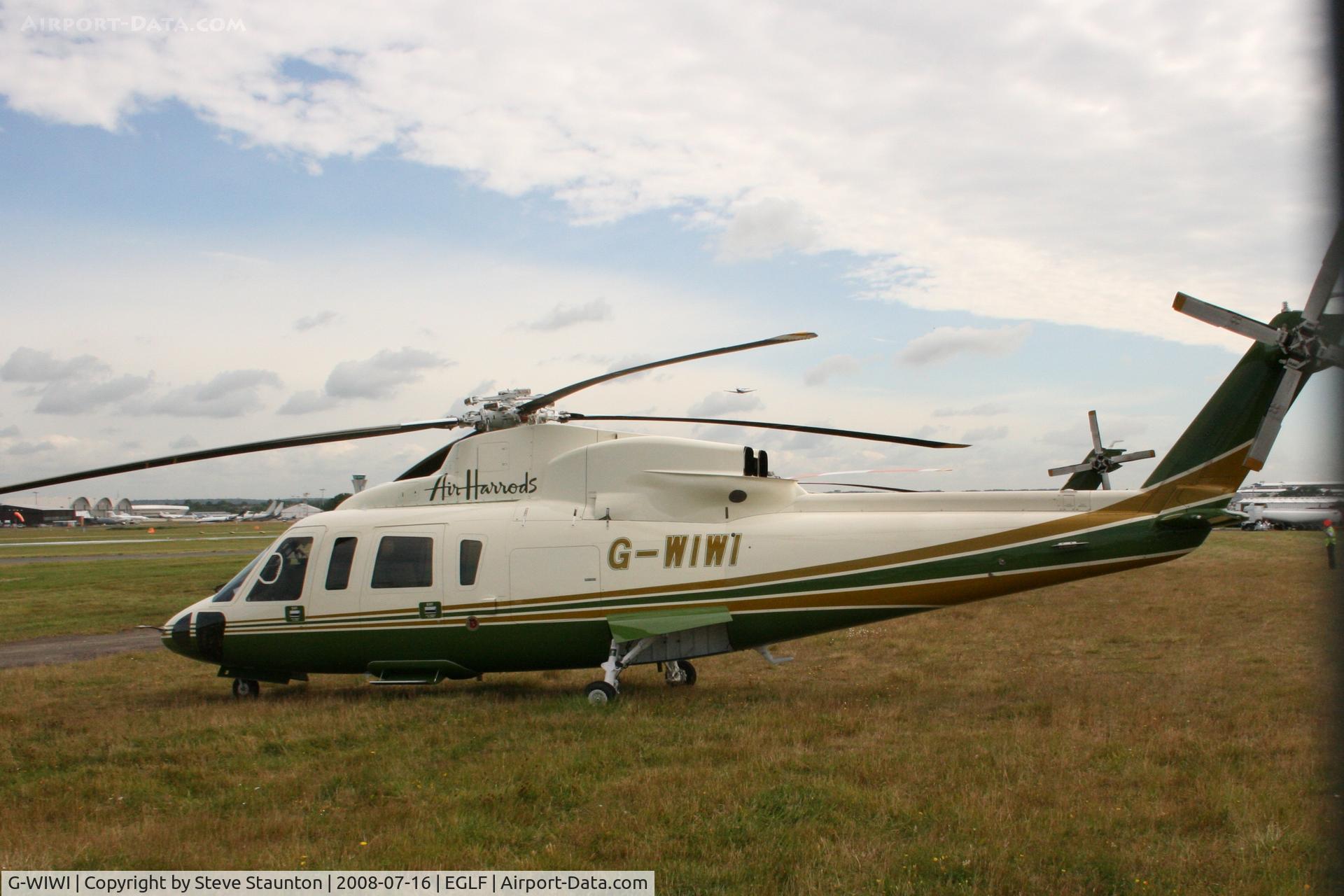 G-WIWI, 2007 Sikorsky S-76C C/N 760684, Taken at Farnborough Airshow on the Wednesday trade day, 16th July 2008
