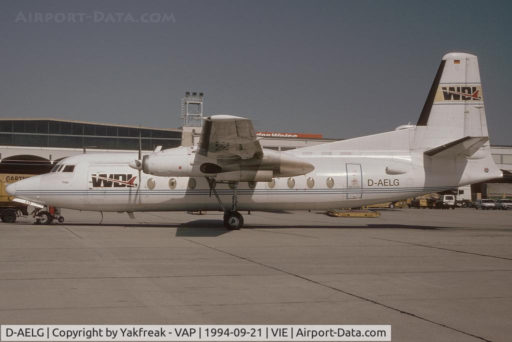 D-AELG, 1967 Fokker F.27-600 Friendship C/N 10338, WDL Fokker 27
