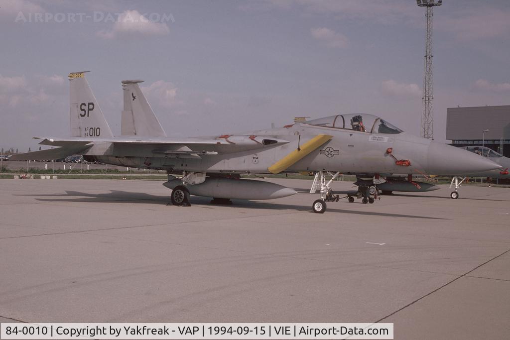 84-0010, 1984 McDonnell Douglas F-15C Eagle C/N 0919/C313, USAF F15