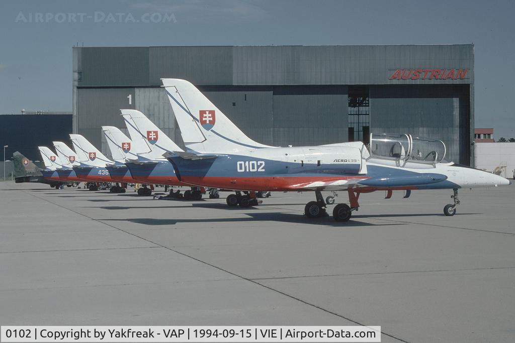 0102, Aero L-39C Albatros C/N 230102, Slovak Air Force Let 39