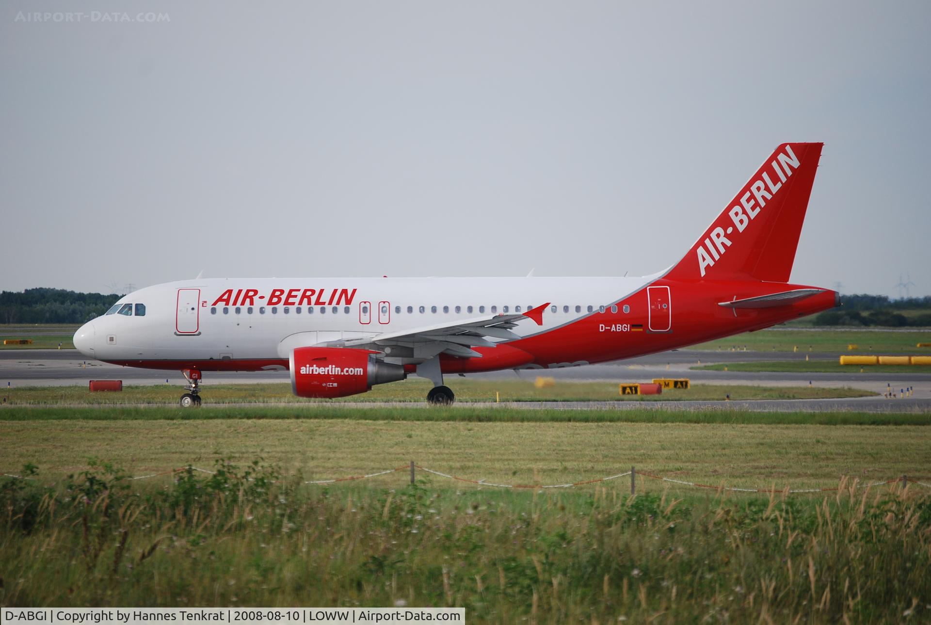 D-ABGI, 2007 Airbus A319-112 C/N 3346, Air Berlin