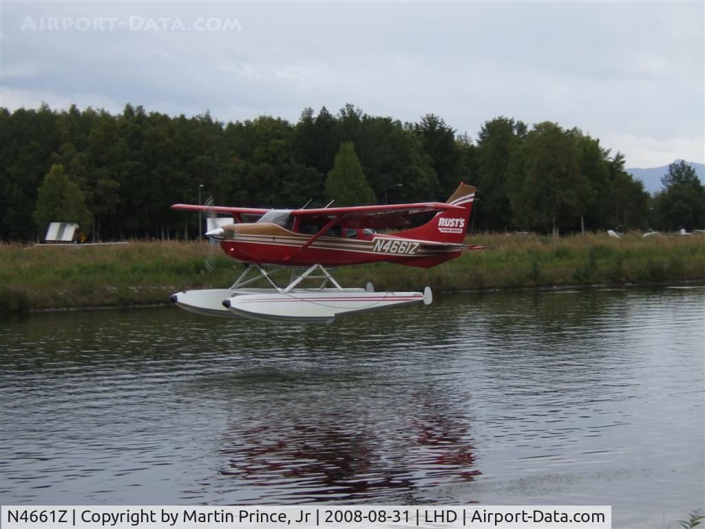 N4661Z, 1980 Cessna U206G Stationair C/N U20605998, Landing Lake Hood