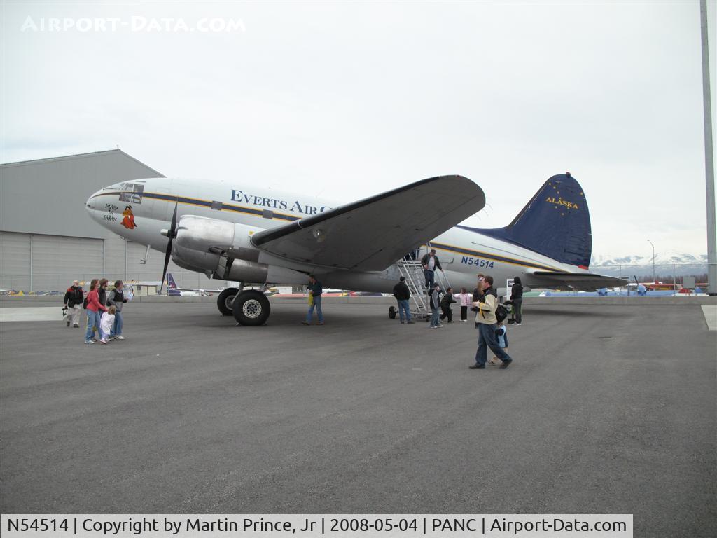 N54514, 1944 Curtiss C-46D-10-CU Commando C/N 33285, Alaska Airmens Show, FedEx