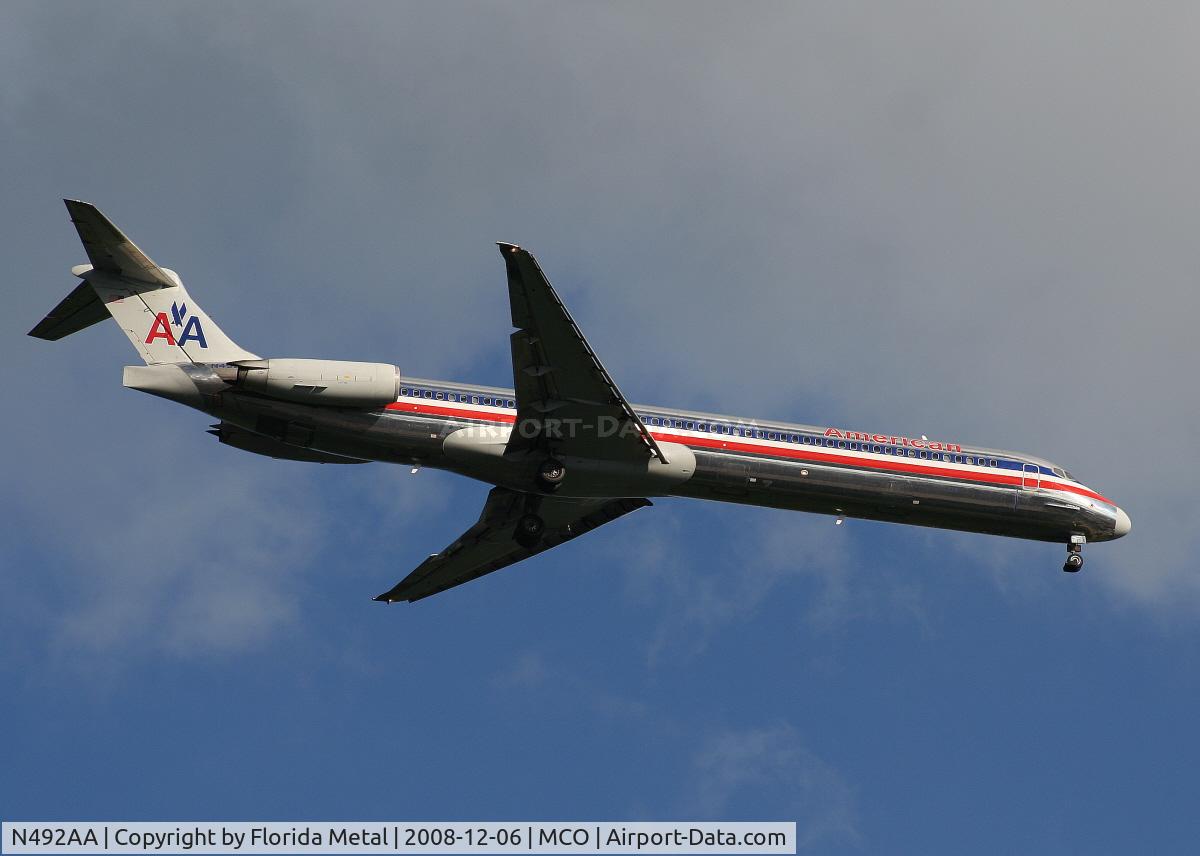 N492AA, 1989 McDonnell Douglas MD-82 (DC-9-82) C/N 49730, American MD-82