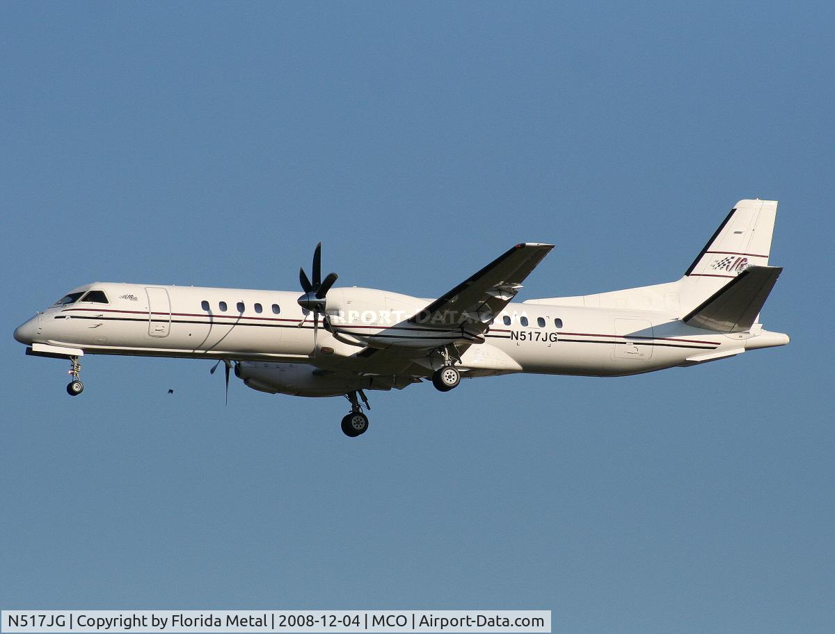 N517JG, 1995 Saab 2000 C/N 2000-021, Joe Gibbs Racing Saab 2000