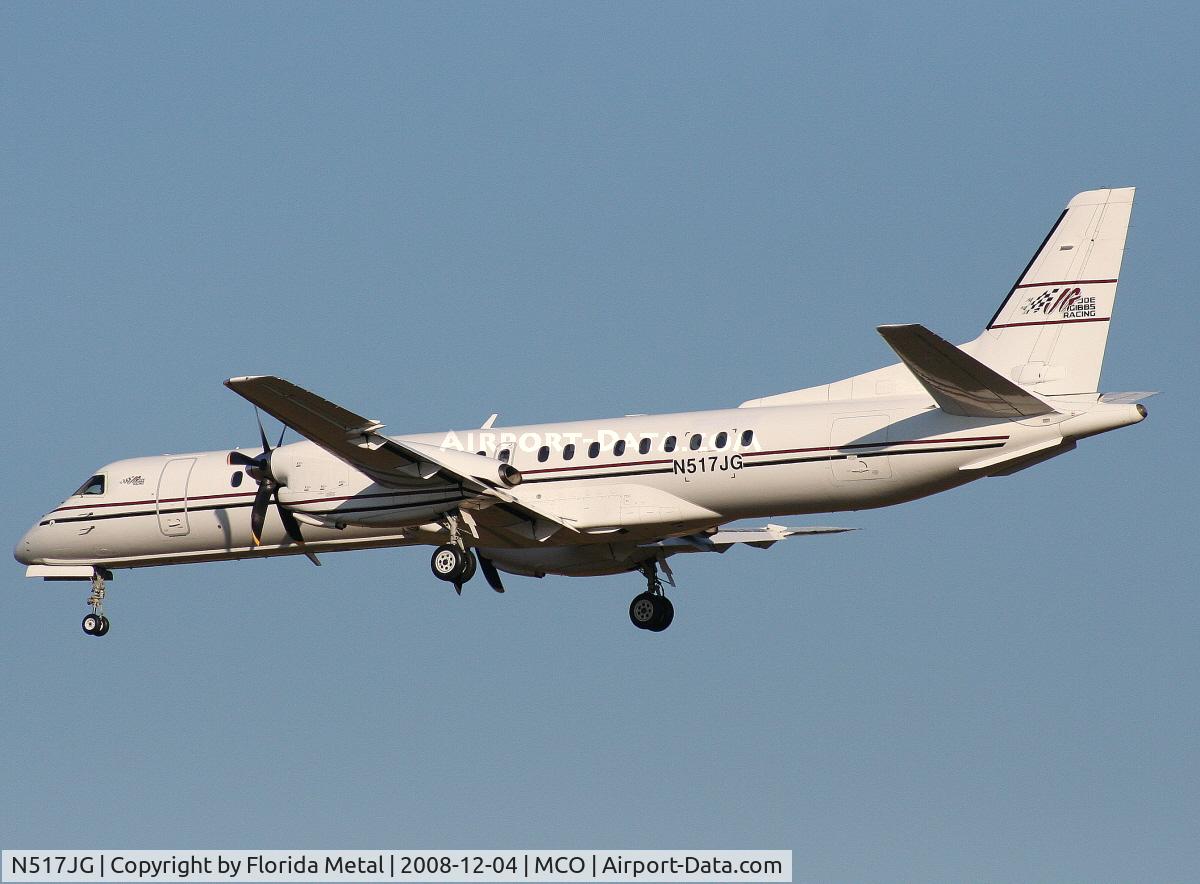 N517JG, 1995 Saab 2000 C/N 2000-021, Joe Gibbs Racing Saab 2000