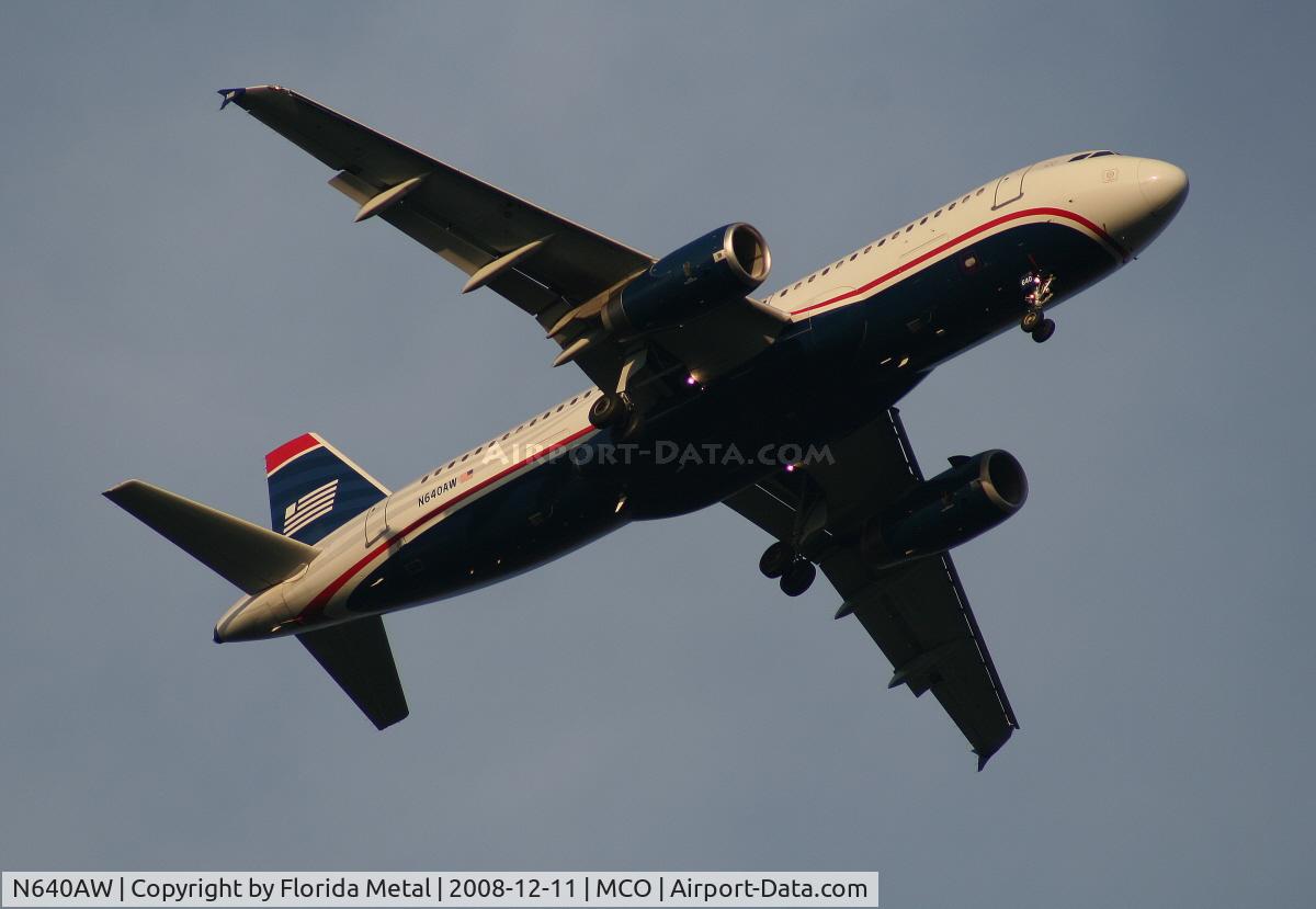 N640AW, 1994 Airbus A320-232 C/N 448, US Airways A320