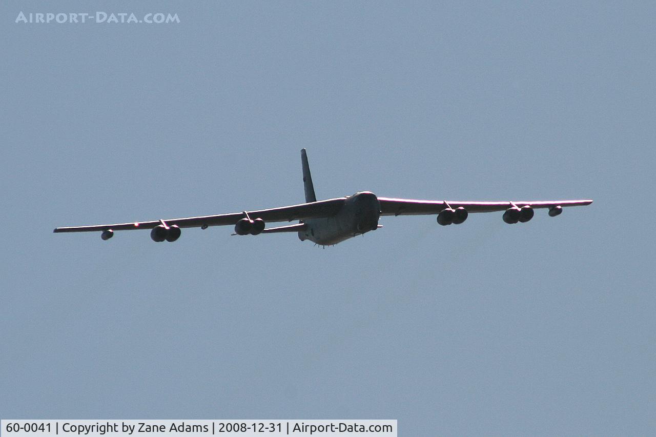 60-0041, 1960 Boeing B-52H Stratofortress C/N 464406, USAF B-52 flyover at the 2008 Armed Forces Bowl - Fort Worth, TX