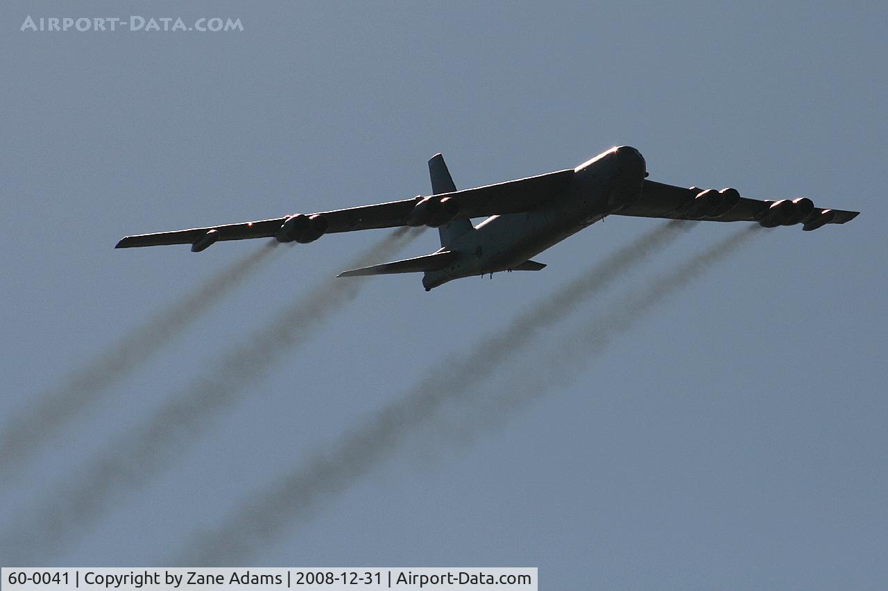 60-0041, 1960 Boeing B-52H Stratofortress C/N 464406, USAF B-52 flyover at the 2008 Armed Forces Bowl - Fort Worth, TX