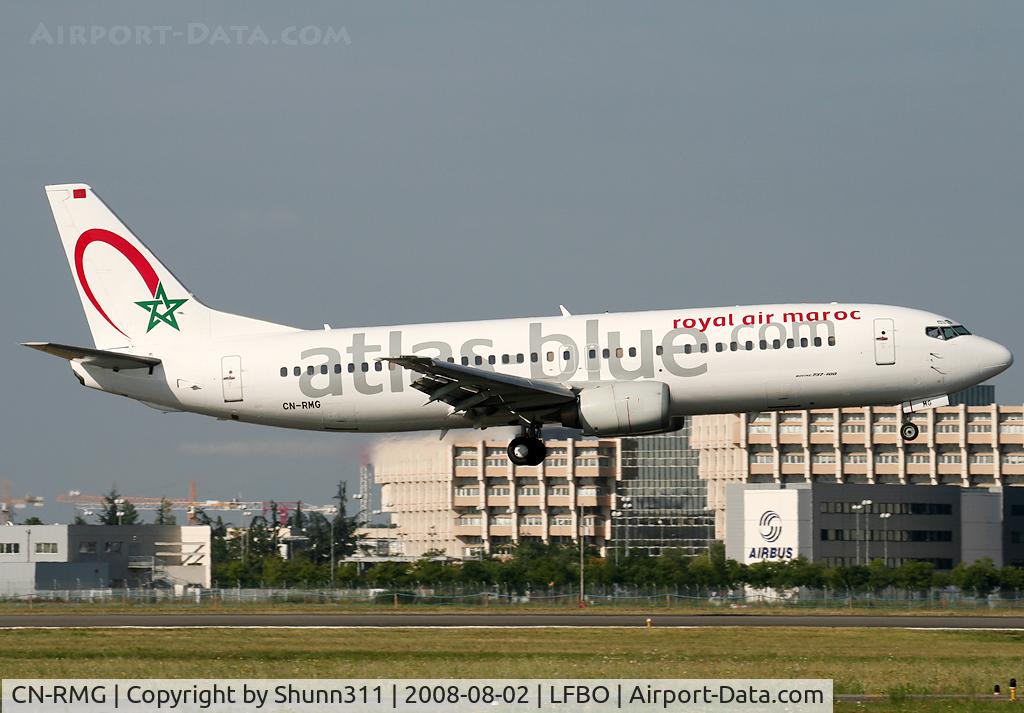 CN-RMG, 1990 Boeing 737-4B6 C/N 24808-1888, Landing rwy 32R