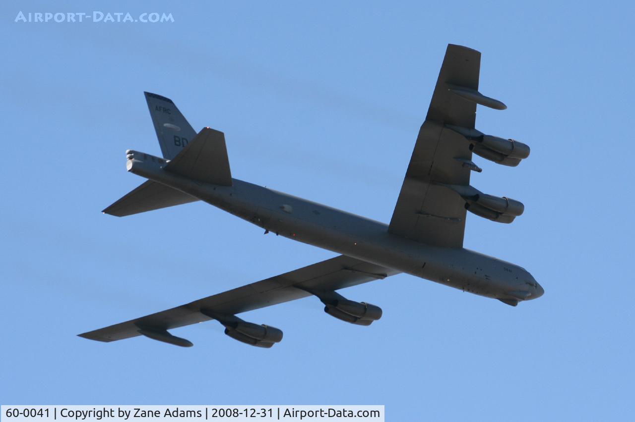 60-0041, 1960 Boeing B-52H Stratofortress C/N 464406, USAF B-52 flyover at the 2008 Armed Forces Bowl - Fort Worth, TX