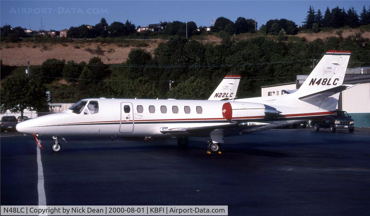 N48LC, 1998 Cessna 560 Citation V C/N 560-0463, KBFI