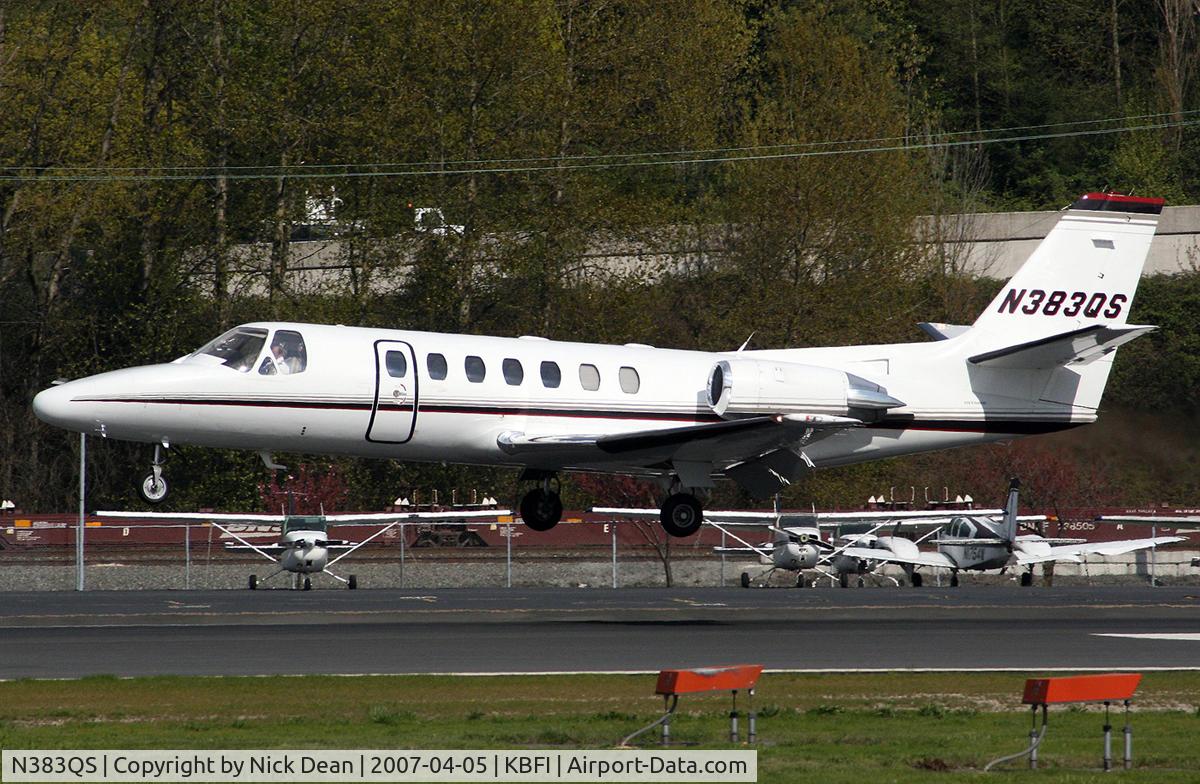 N383QS, 1998 Cessna 560 Citation Ultra C/N 560-0483, KBFI