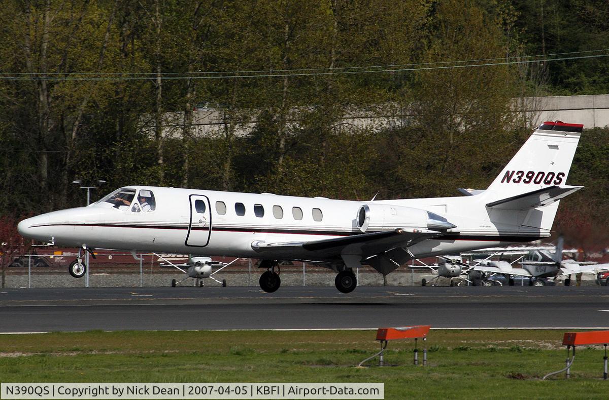 N390QS, 1998 Cessna 560 Citation Ultra C/N 560-0490, KBFI